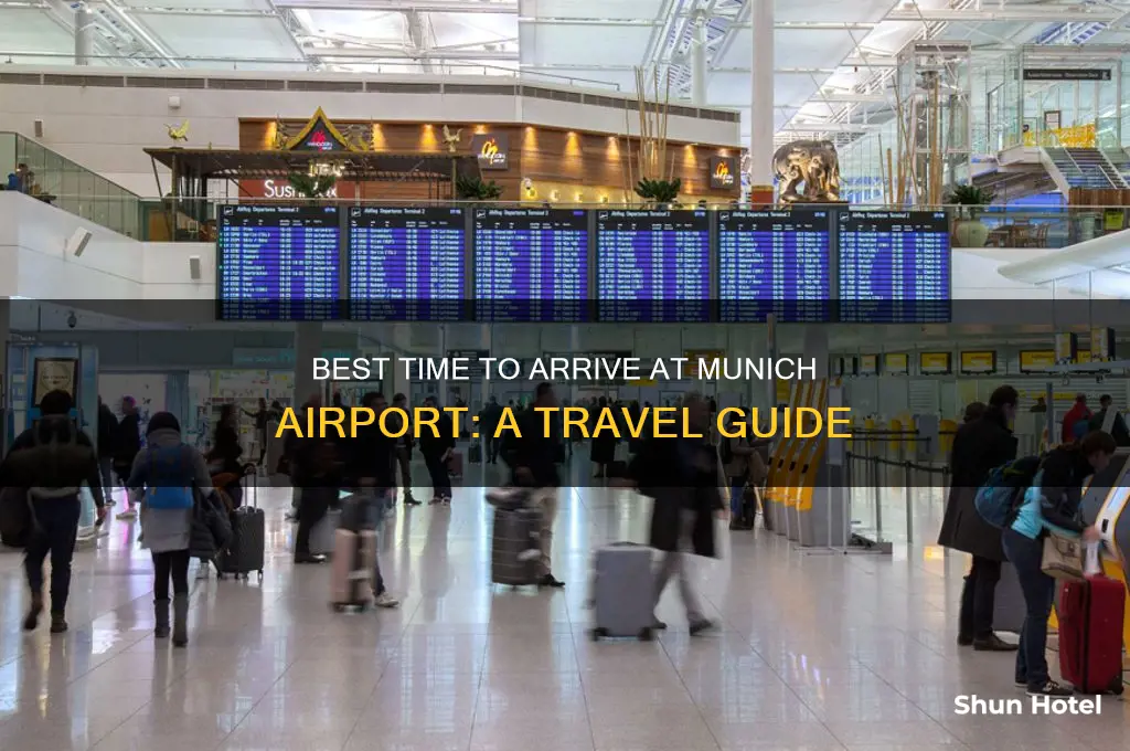 what time to get to munich airport