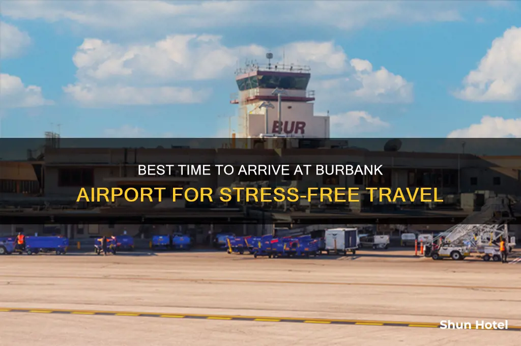 what time to get to.burbank airport