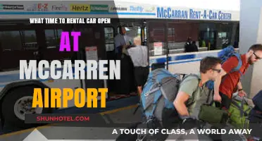 McCarran Airport Rental Car Hours: When Do They Open?