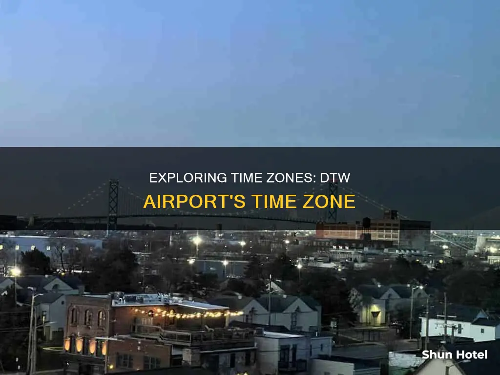 what time zone is dtw airport