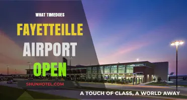 Fayetteville Airport Opening Hours: When Does It Start Operations?