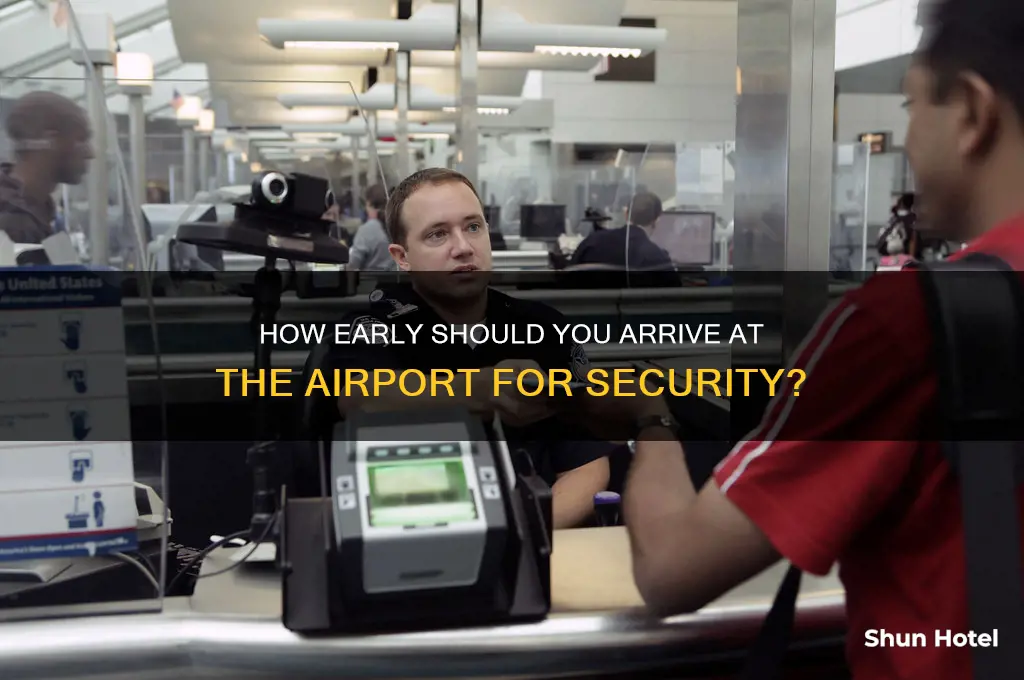 what timeframe to get to airport for security