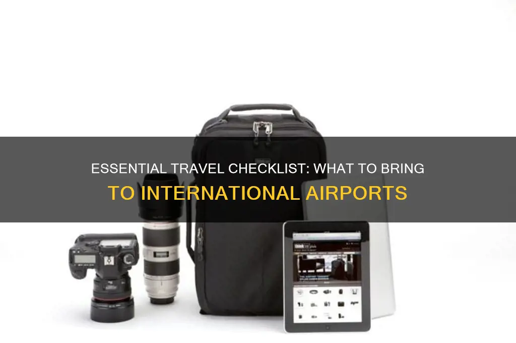 what to bring at international airport