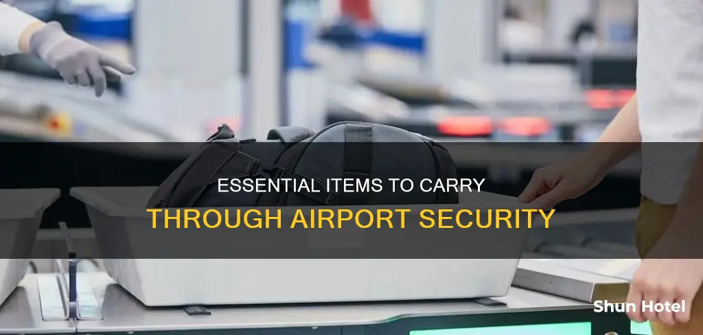 what to bring for airport security