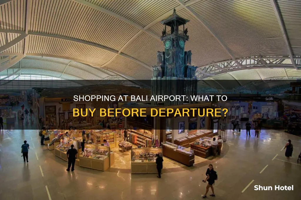 what to buy at bali airport
