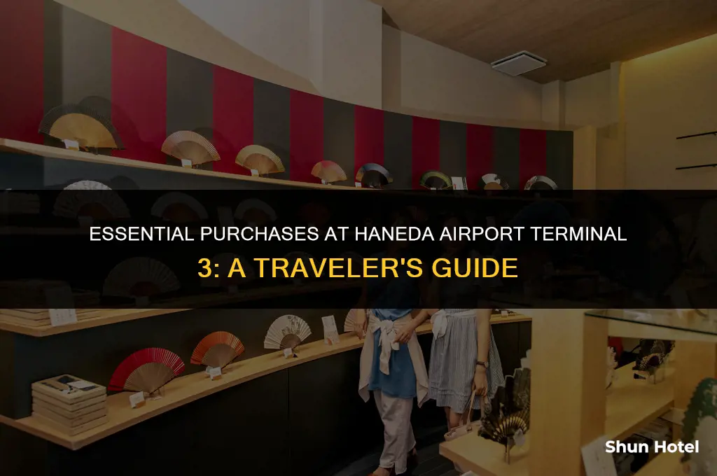what to buy at haneda airport terminal 3