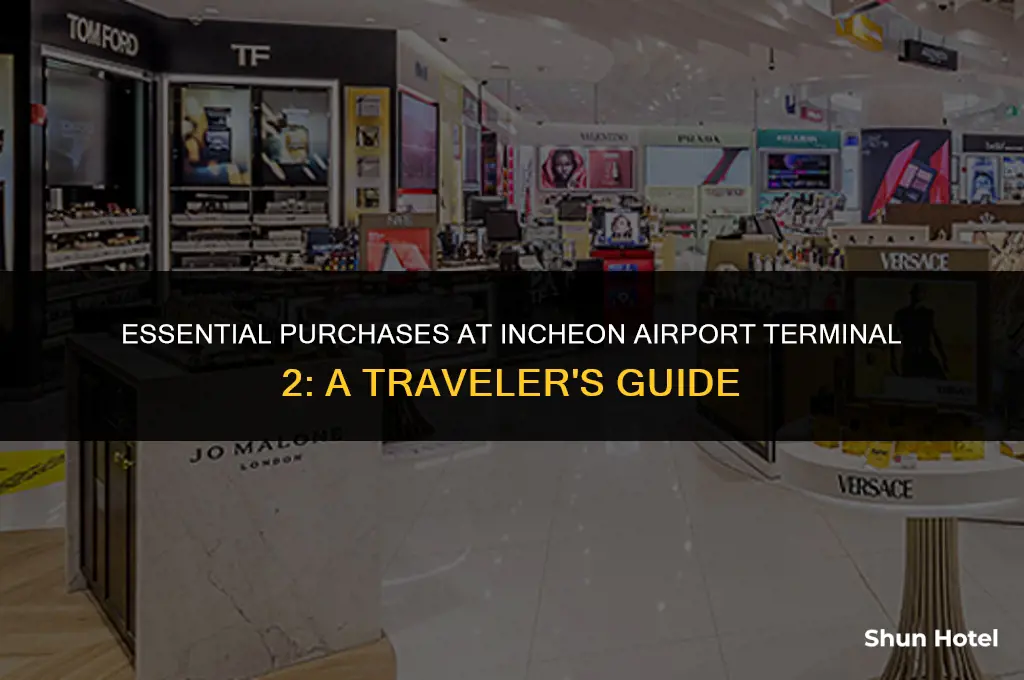 what to buy at incheon airport terminal 2