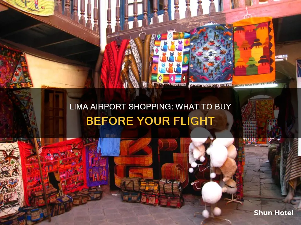 what to buy at lima airport