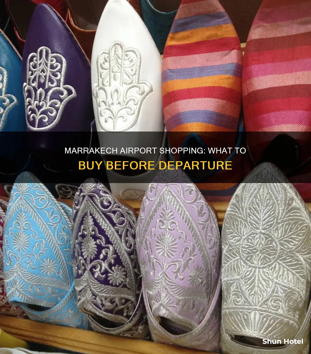 what to buy at marrakech airport