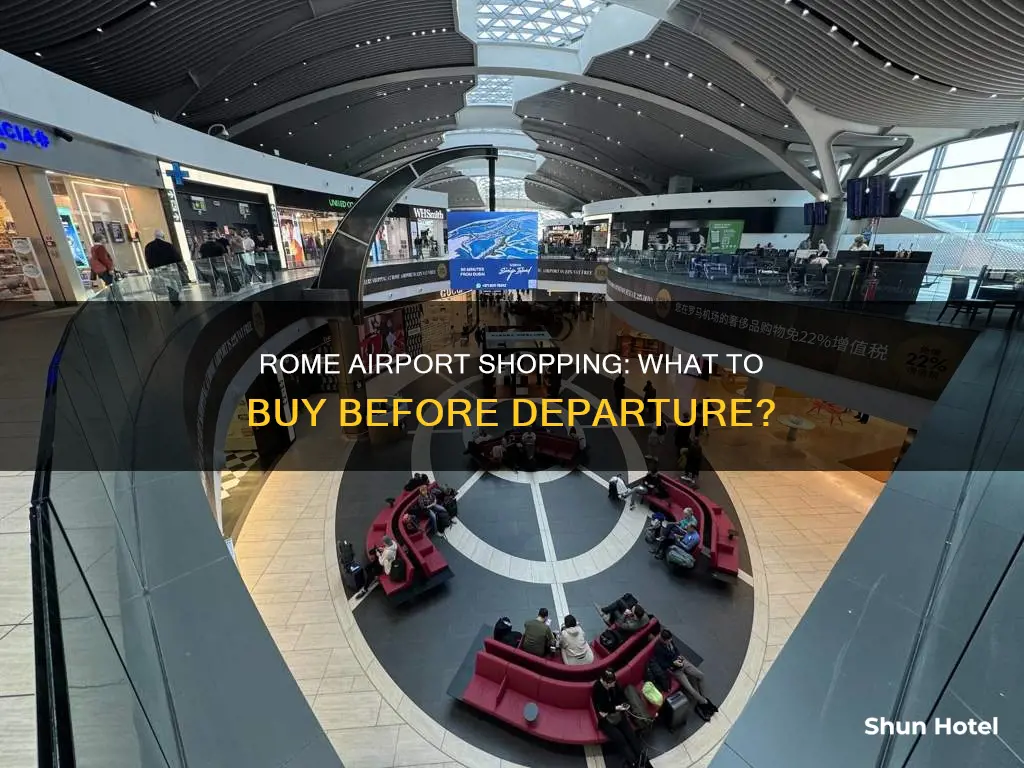 what to buy at rome airport