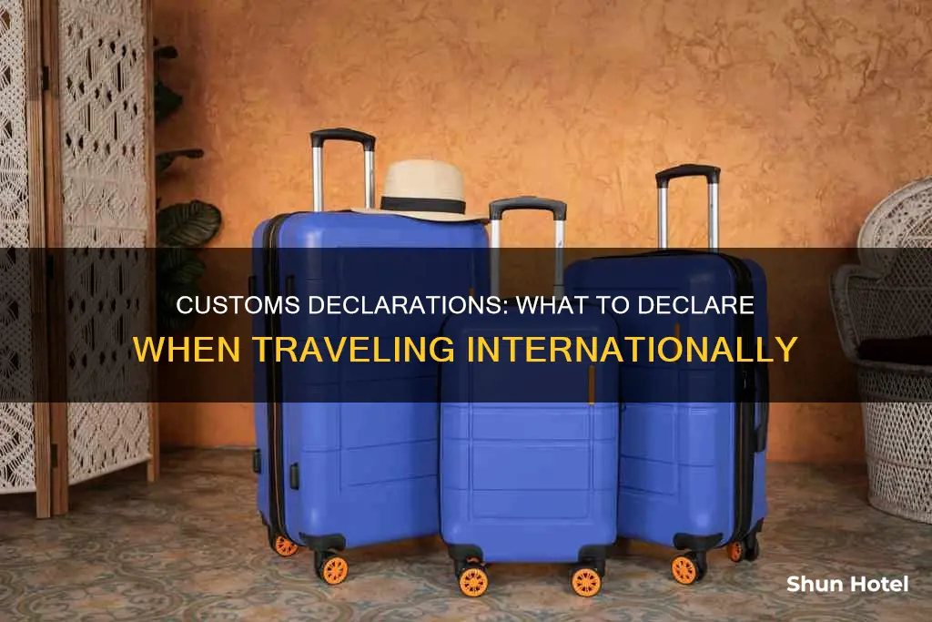 what to declare at airport customs
