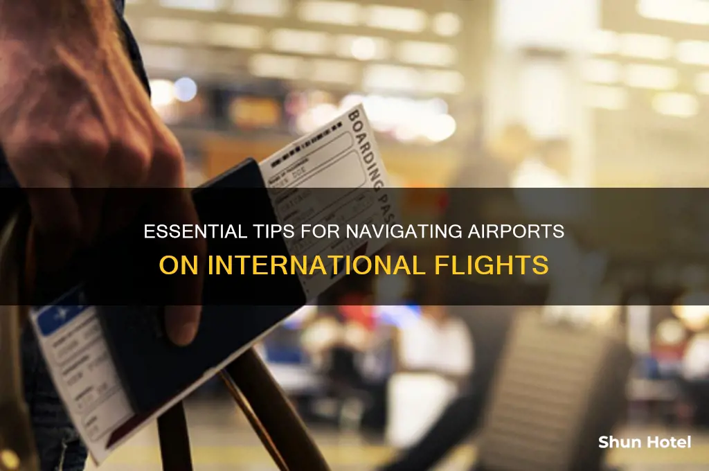 what to do airport for international flight