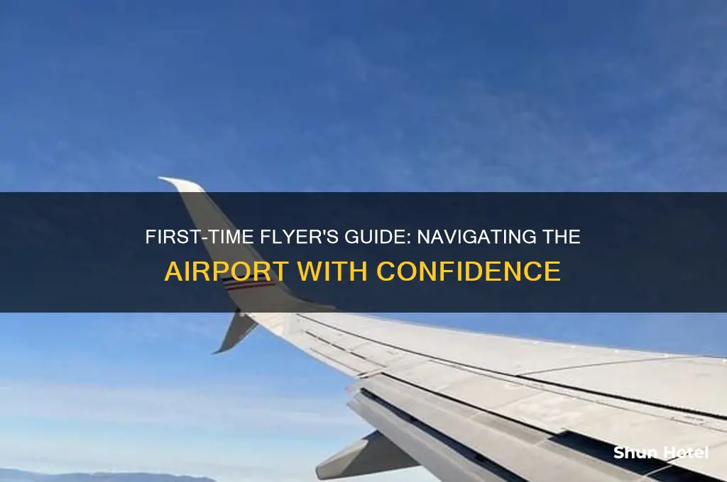what to do at airport first time flying