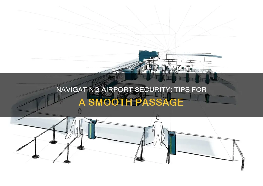 what to do at airport security