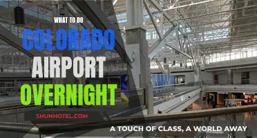 Killing Time Overnight at Colorado Airport