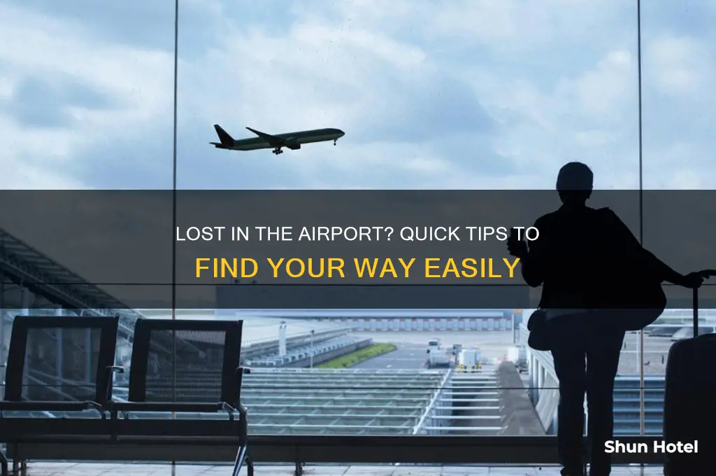 what to do if you get lost in airport
