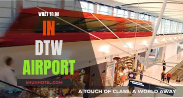 Exploring DTW: Activities and Amenities at the Airport