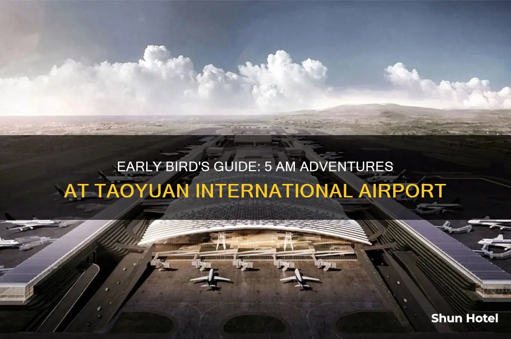 what to do in taoyuan international airport at 5 am