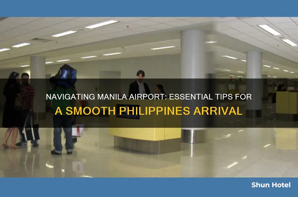 what to do when getting off plane philipinnes airport