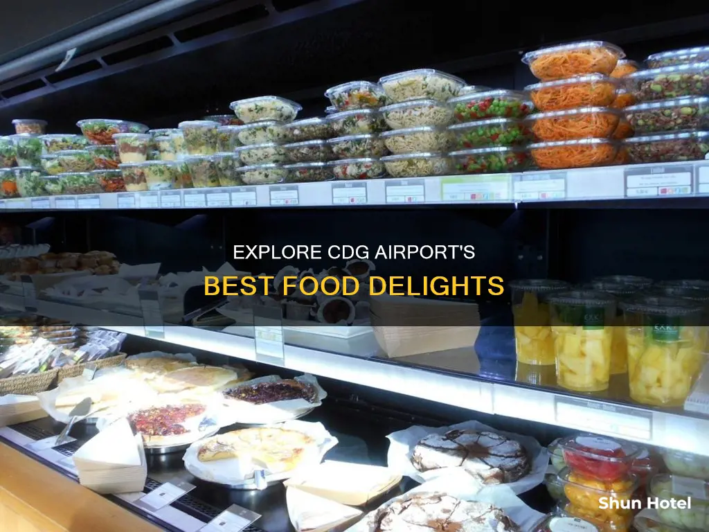 what to eat a cdg airport