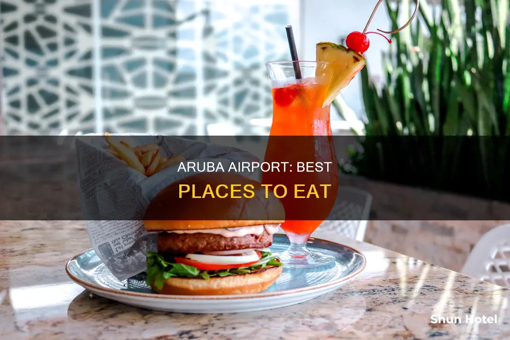 what to eat at aruba airport