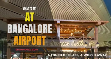 Bangalore Airport's Best Food Options