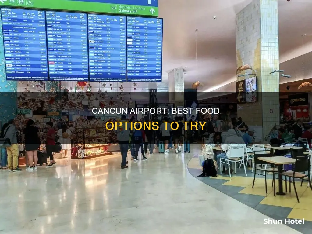 what to eat at cancun airport