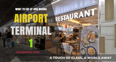 Delicious Delights: Exploring Don Muang Airport Terminal 1's Food Scene