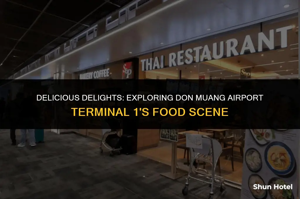 what to eat at don muang airport terminal 1