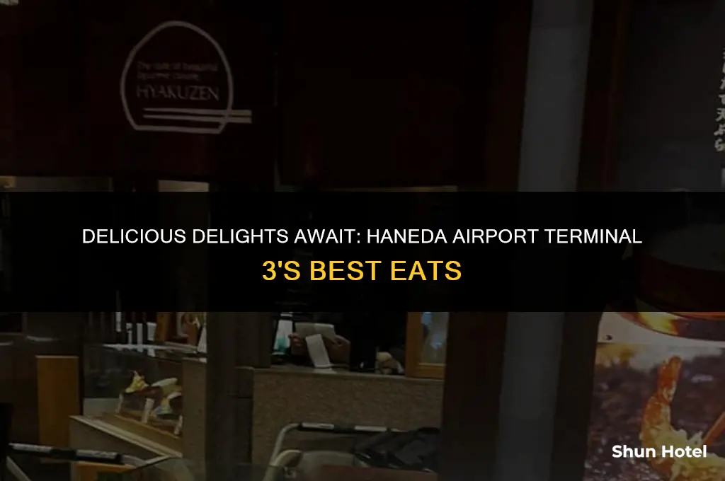 what to eat at haneda airport terminal 3