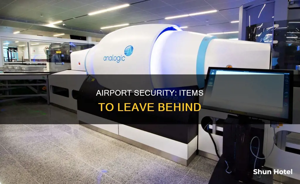 what to remove at airport security