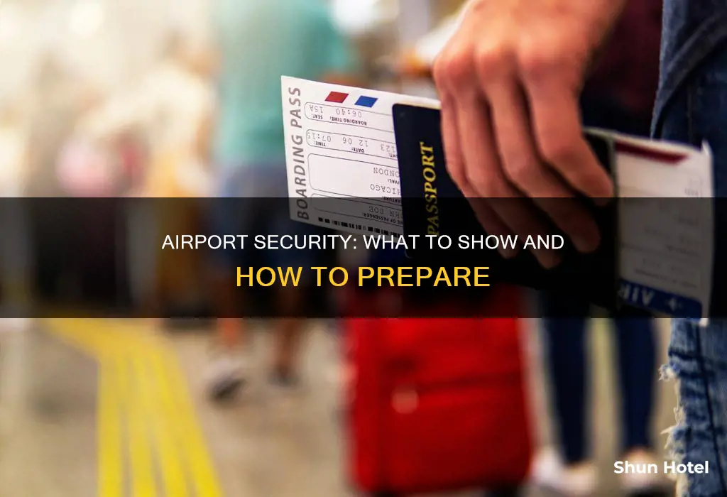 what to show at airport security