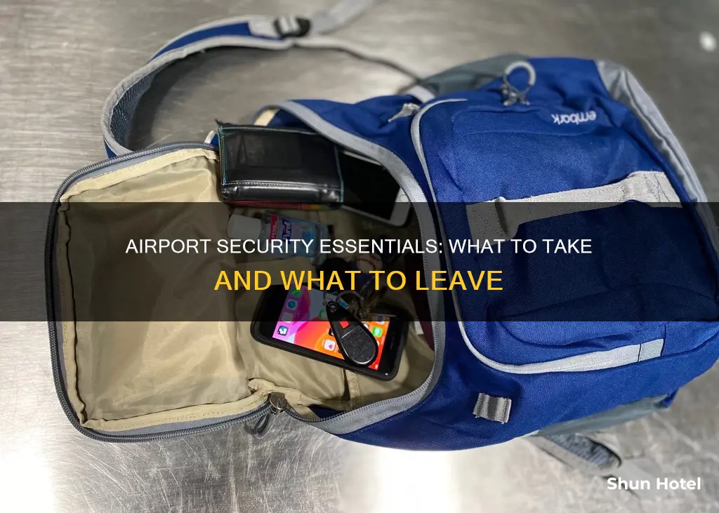 what to take through airport security