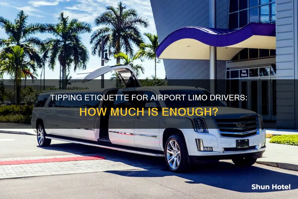 what to tip airport limo driver