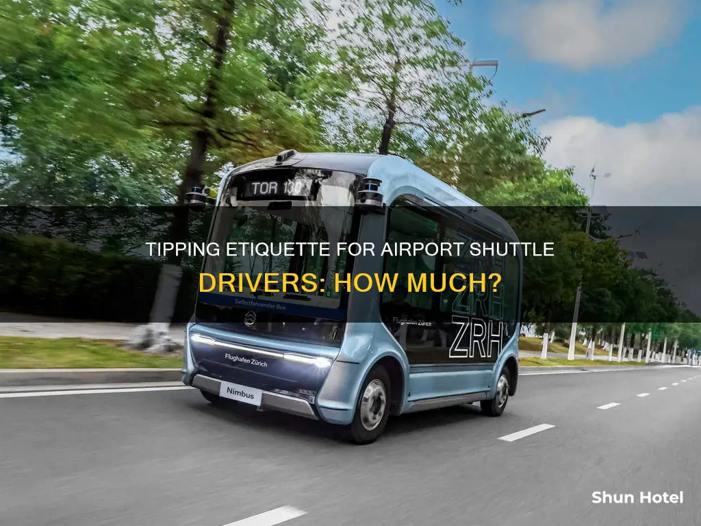what to tip airport shuttle drivers