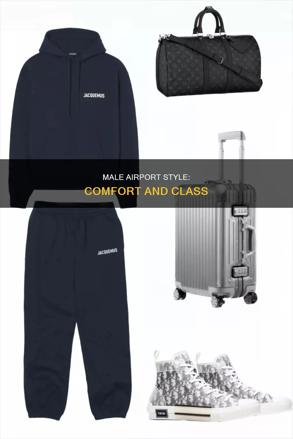 what to wear in male airport