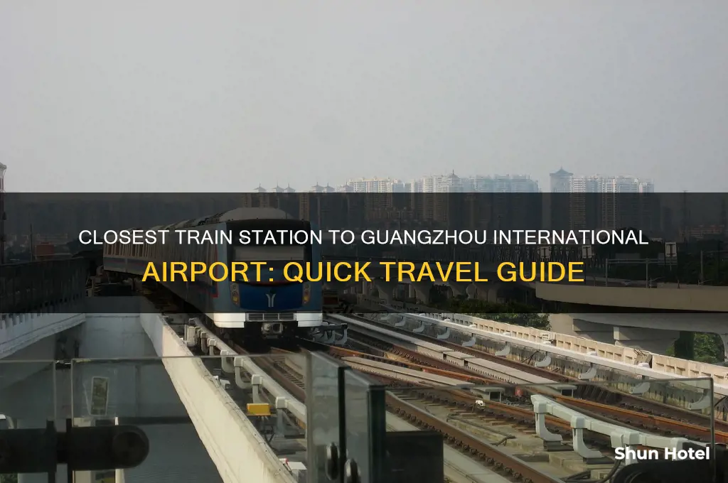 what train station is closest to guangzhou international airport