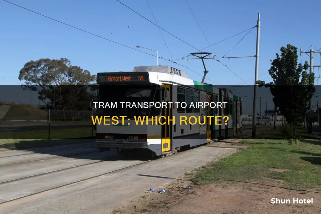 what tram goes to airport west