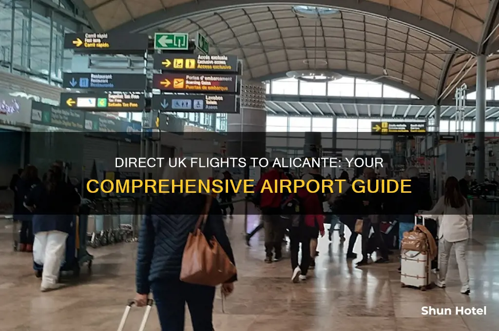 what uk airports fly direct to alicante