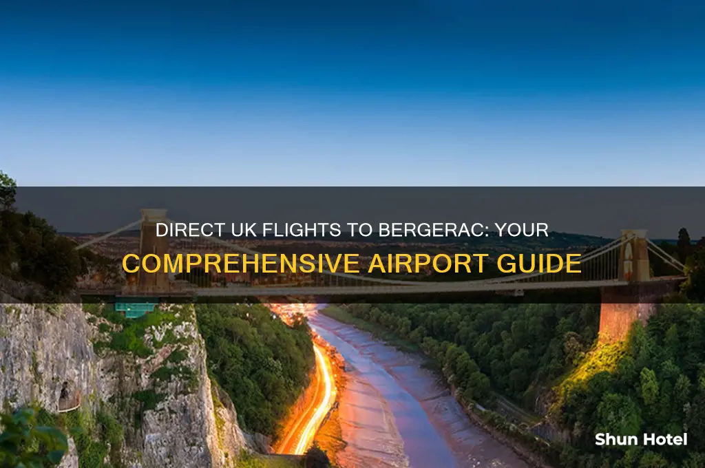 what uk airports fly direct to bergerac