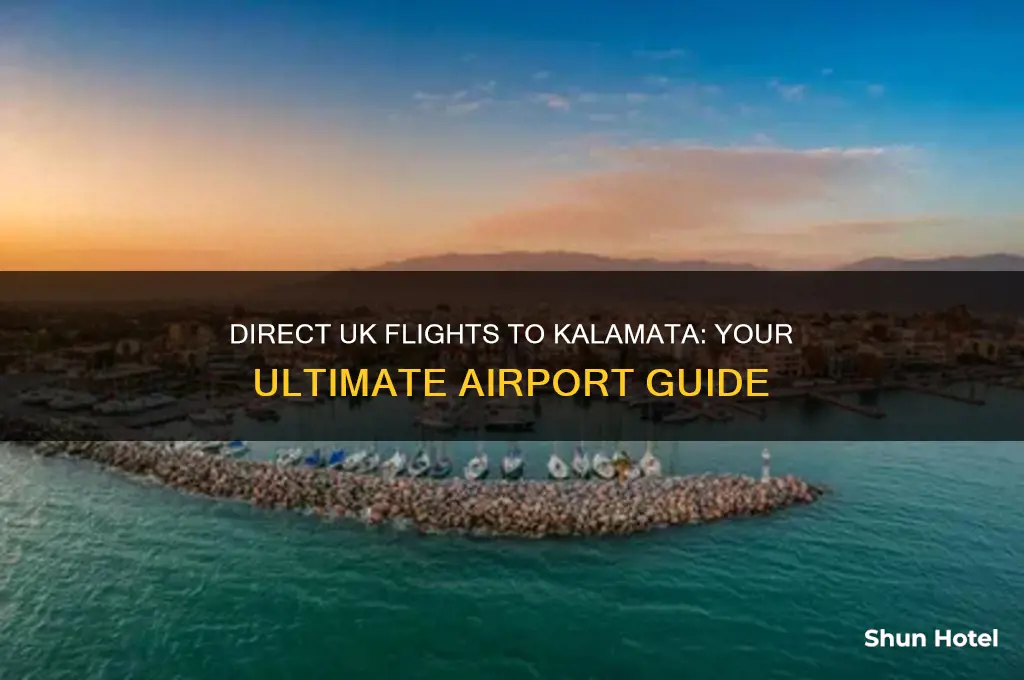 what uk airports fly direct to kalamata