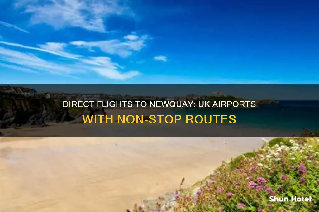 what uk airports fly direct to newquay
