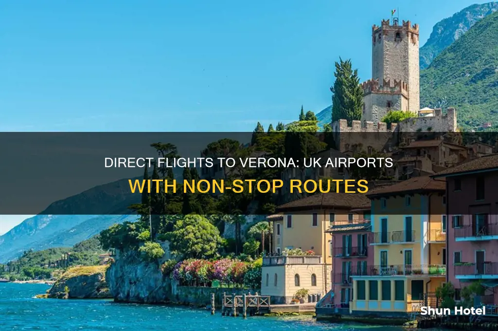 what uk airports fly direct to verona