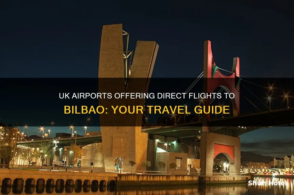 what uk airports fly to bilbao