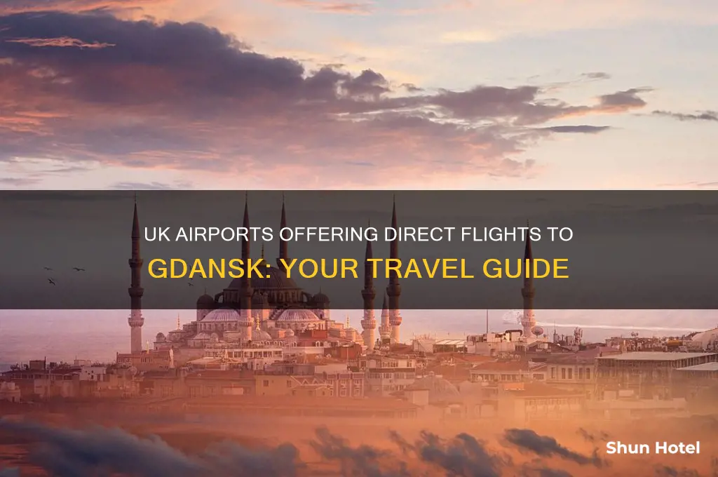 what uk airports fly to gdansk