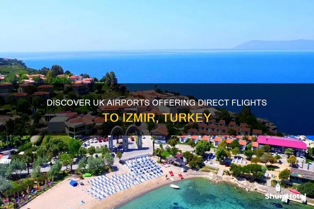 what uk airports fly to izmir