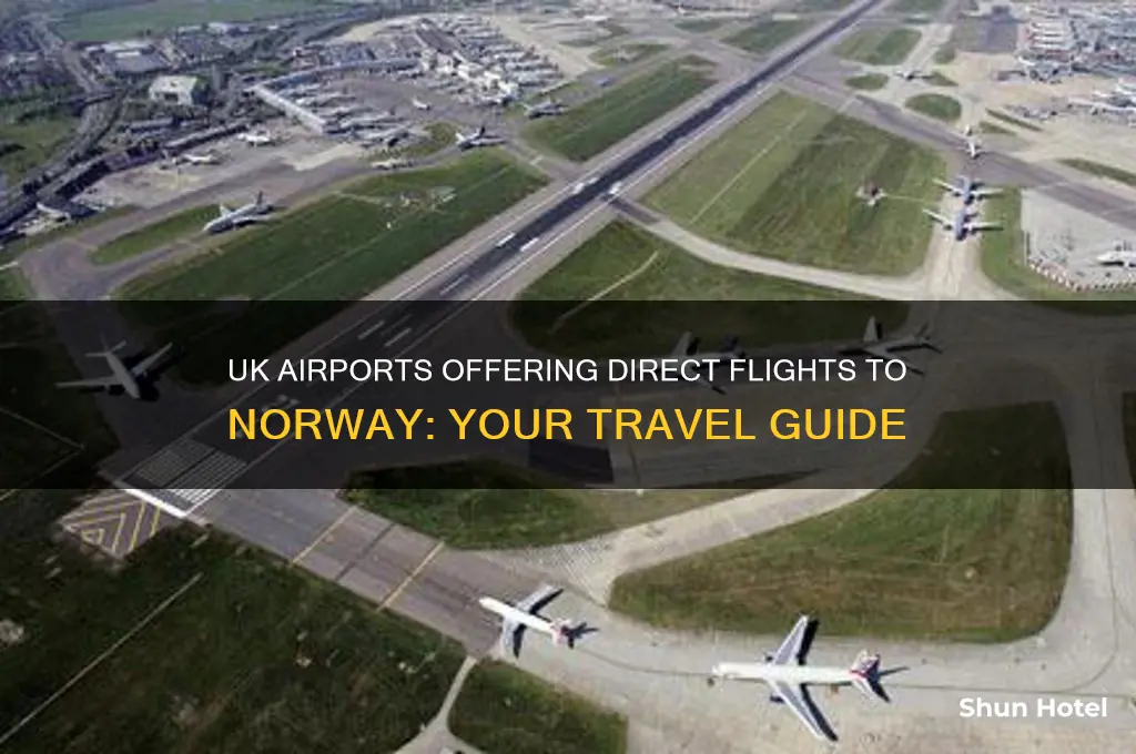 what uk airports fly to norway