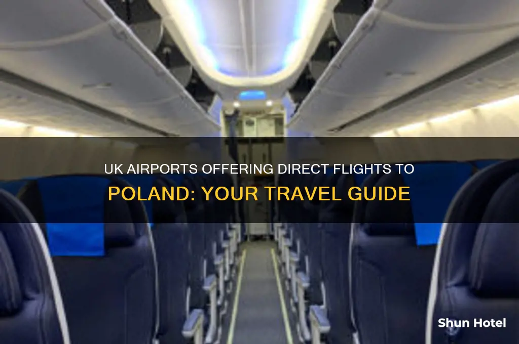 what uk airports fly to poland
