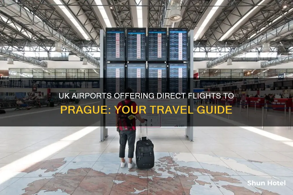 what uk airports fly to prague
