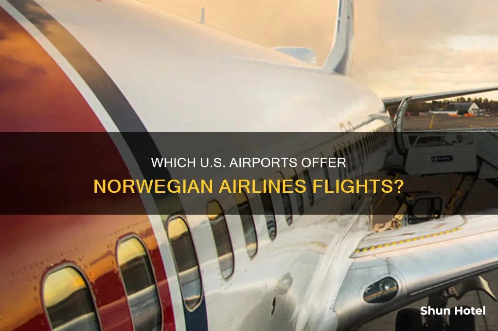 what us airport does norweigen airlines fly out of